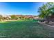 Spacious park with lush green grass and open space surrounded by trees and neighborhood homes at 9814 S 11Th St, Phoenix, AZ 85042