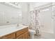 This is a traditional bathroom with a shower-tub combination at 13548 W Whitewood Dr, Sun City West, AZ 85375