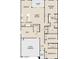 Floorplan featuring open concept living space, primary suite, and two car garage at 15752 W Beryl Ave, Waddell, AZ 85355