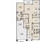 Detailed floor plan showcasing the layout of the home, including bedrooms and living spaces at 15762 W Cheryl Dr, Waddell, AZ 85355