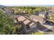 Aerial view of a single-story home with a manicured backyard and desert landscaping at 16412 N 168Th Ln, Surprise, AZ 85388