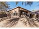 Backyard featuring a patio, neutral colored home exterior and block wall fence for privacy at 1903 E San Tan St, Chandler, AZ 85225