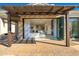 A covered patio showing the open concept and outdoor entertaining space with seamless access to the interior at 19460 N 84Th St, Scottsdale, AZ 85255