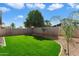 Well-maintained backyard with lush green lawn and mature landscaping at 21824 N 32Nd Ave, Phoenix, AZ 85027