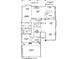 Detailed floor plan showcasing the layout of the home with spacious living areas, bedrooms, and a three-car garage at 24416 S Lakestar Dr, Sun Lakes, AZ 85248