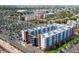 An aerial view captures the surrounding landscape, parking, and exterior of the property at 2806 W Marshall Ave, Phoenix, AZ 85017