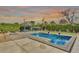 A backyard swimming pool and cabana provide a relaxing space for outdoor enjoyment at 3007 N 47Th St, Phoenix, AZ 85018