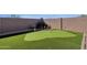 Lush putting green in the backyard, offering a fun and relaxing amenity for homeowners at 4658 S Rufino Ln, Gold Canyon, AZ 85118