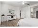 Bright bedroom featuring wood floors and white furniture at 5624 S Winchester --, Mesa, AZ 85212