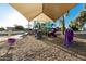 Community playground with climbing structure, slides, and playground equipment, all with safety surfacing at 635 W Douglas Ave, Gilbert, AZ 85233