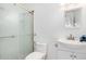 Bright bathroom featuring a shower, a toilet, and vanity with a sink at 1117 W Mesquite St, Chandler, AZ 85224