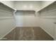 Walk in closet with carpet and metal racks for storage at 15744 W Beryl Ave, Waddell, AZ 85355