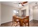 Cozy dining area featuring a wooden table set and natural light at 19214 N 31St Dr, Phoenix, AZ 85027