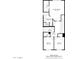 Detailed floorplan showcasing the layout of the second floor, including the primary bedroom at 3708 E Bruce Ave, Gilbert, AZ 85234