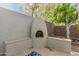 An outdoor brick oven and seating area is perfect for entertaining and cooking at 3708 E Bruce Ave, Gilbert, AZ 85234