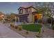 Beautiful home with neat landscaping, a welcoming entrance, and a well-manicured front yard at 3767 W Desert Creek Ln, Phoenix, AZ 85086