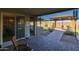 Outdoor patio with brick flooring and a view of the backyard featuring a gazebo at 4588 W Suncup Dr, San Tan Valley, AZ 85144