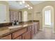 Bathroom featuring a double sink vanity with granite countertops at 6420 E Gary Rd, Scottsdale, AZ 85254