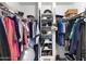 Well-organized walk-in closet offering ample storage space for clothes, shoes, and accessories at 7807 E Main St # Cc-84, Mesa, AZ 85207