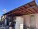 Backyard with covered area, showcasing outdoor potential and storage space at 1634 S 5Th St, Phoenix, AZ 85004