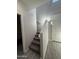 Carpeted stairway with white handrail and a mix of tile and carpeted flooring on the landing at 1743 W Pollack St, Phoenix, AZ 85041