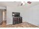 Modern bedroom featuring tile floors and designer wallpaper at 1841 N Wilbur Cir, Mesa, AZ 85201