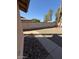 Minimalist backyard with gravel and partial view of block wall at 1954 W Kerry Ln, Phoenix, AZ 85027