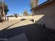 Backyard area with gravel landscape under the bright sky at 1954 W Kerry Ln, Phoenix, AZ 85027