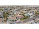 This is an aerial view of a neighborhood showcasing the layout and surrounding area at 3331 W Sells Dr, Phoenix, AZ 85017