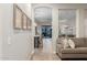 Open hallway leading to the living areas, featuring modern decor and neutral tones at 3519 E Appaloosa Rd, Gilbert, AZ 85296