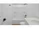 Bathroom featuring a bathtub, shower, sink, and tile floors at 4513 W 95Th Dr, Tolleson, AZ 85353