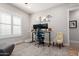 Bedroom featuring a large window, wood floors, and stylish decor at 4675 S Bandit Rd, Gilbert, AZ 85297