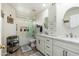 Well-lit bathroom with double sink vanity, shower/tub combo, and modern fixtures at 4887 E Armor St, Cave Creek, AZ 85331