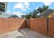 A private outdoor patio is enclosed by brick walls at 510 N Alma School Rd # 103, Mesa, AZ 85201