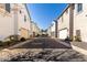 Charming street view showcasing well-maintained homes and attached garages in a desirable neighborhood at 5460 S Dillon Cir, Mesa, AZ 85212