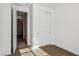 Bedroom with closet and views into the hallway at 7165 S Bruins Rd, Gold Canyon, AZ 85118