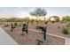 Outdoor exercise area with fitness equipment amidst serene surroundings at 7165 S Bruins Rd, Gold Canyon, AZ 85118