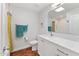 Stylish bathroom with a white vanity, marble countertop, and modern fixtures, creating a serene space at 7325 E Northland Dr # 12, Scottsdale, AZ 85251