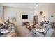 Comfortable living room with plush seating, vaulted ceilings, and ample natural light at 104 W Windsong Dr, Phoenix, AZ 85045