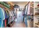 Walk-in closet with custom shelving and organized storage solutions at 1310 S Vine Ct, Gilbert, AZ 85233