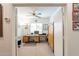 Functional home office space with natural light and built-in storage at 1310 S Vine Ct, Gilbert, AZ 85233