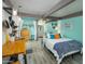 The stylish suite is complete with a kitchenette and ensuite bathroom at 2106 W Shawnee Dr, Chandler, AZ 85224