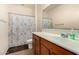 Bathroom with a sink, toilet, and shower at 2324 W Melody Dr, Phoenix, AZ 85041