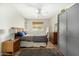 Calming bedroom with a ceiling fan, natural light, and modern furnishings at 2618 N 15Th St, Phoenix, AZ 85006