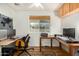 Home office featuring hardwood floors, natural light, and a modern design at 2618 N 15Th St, Phoenix, AZ 85006