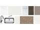 Selection collage featuring cabinet colors, tile choices, counter and sink options at 26361 N 76Th Dr, Peoria, AZ 85383