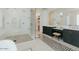 Bathroom features a modern shower and dual sink vanity with stylish finishes at 11745 N 99Th St, Scottsdale, AZ 85260