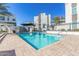 Inviting community pool surrounded by modern apartments, providing a luxurious and refreshing amenity for residents at 1717 E Morten Ave # 16, Phoenix, AZ 85020