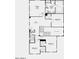 Detailed second story floor plan featuring the primary suite, loft, three additional bedrooms, and two bathrooms at 17573 W Georgia Ave, Litchfield Park, AZ 85340