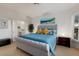 Serene bedroom featuring a comfortable bed, soft lighting, and calming decor for a relaxing retreat at 22416 N Arrellaga Dr, Sun City West, AZ 85375